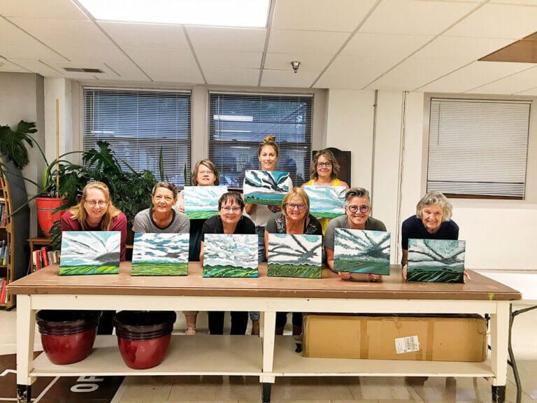 Art Class landscape painting