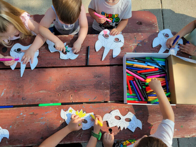 Summer Rec coloring masks