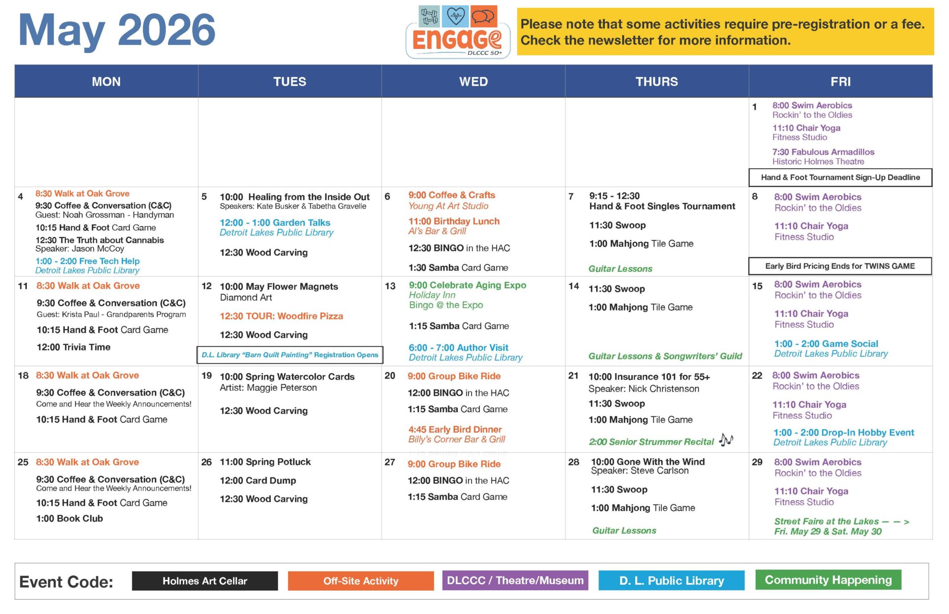 May 2026 Engage Calendar