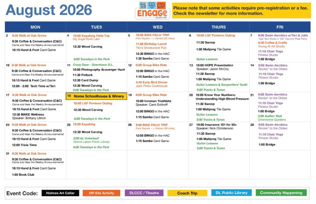 August 2026 Calendar