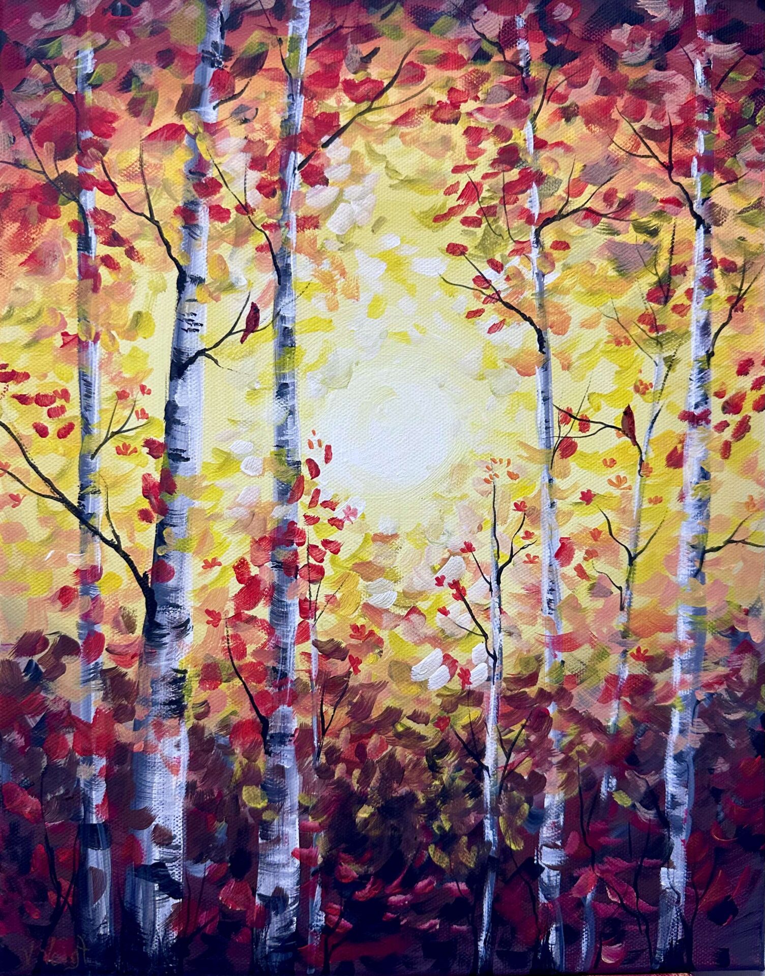 Fall Birch Landscape 2026