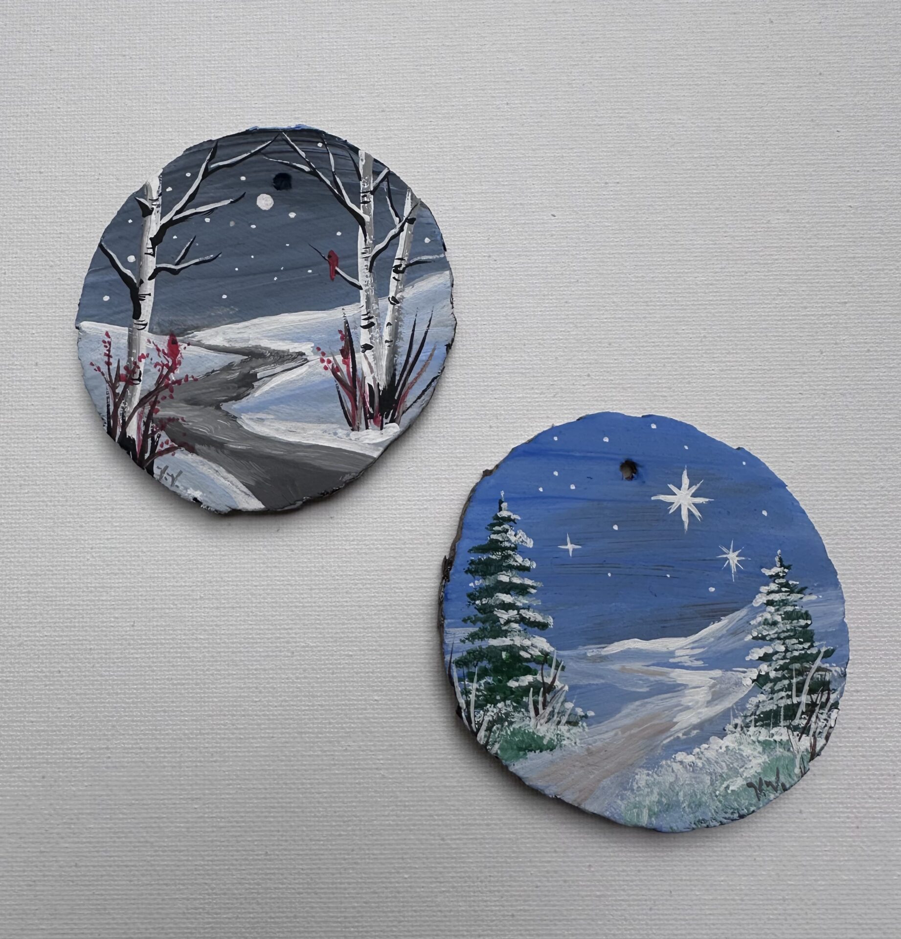 Ornaments Wood Rounds